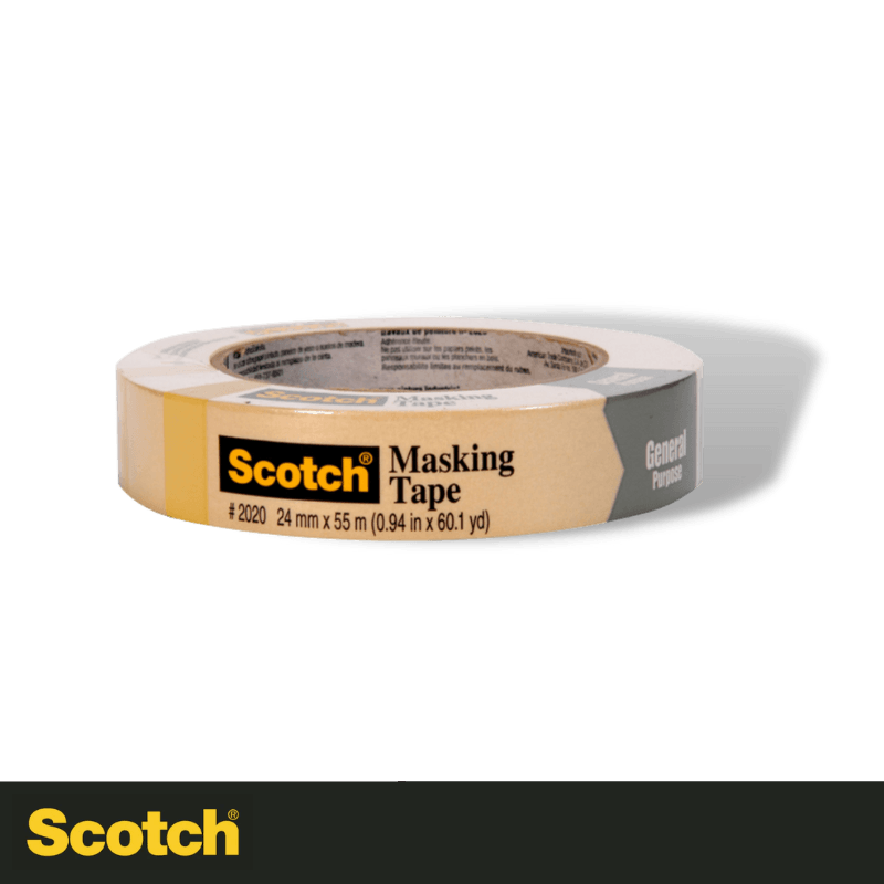 Scotch Masking Tape Contractor Grade .94 x 60 yds. | Gilford Hardware