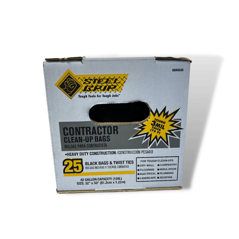 Steel Grip Contractor Bags 48 Gal. 20-Pack. | Gilford Hardware