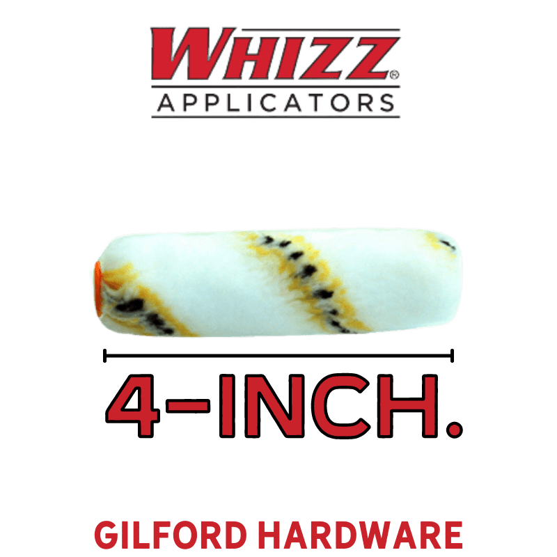 Whizz Mini Paint Roller Cover 4 in. W x 1/2 in. 2-Pack | Gilford Hardware